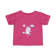Cute Unicorn Infant Tee with Balloon - Perfect Gift for Birthdays and Celebrations