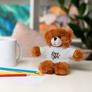 Cute Stuffed Animal with 'Love You' Tee - Perfect Gift for Kids and Beloved Ones