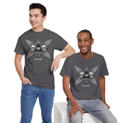 Devotree Skull Wings Unisex Heavy Cotton Tee - Edgy Graphic T-Shirt for Alternative Lifestyle