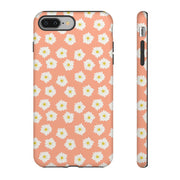 Floral Tough Phone Case with Daisy Design