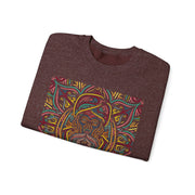 Vibrant Bohemian Unisex Crewneck Sweatshirt - Colorful Artistic Design