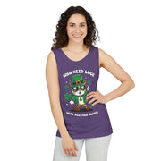 St. Patrick's Day Cat Tank Top - 