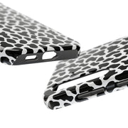 Stylish Cow Print Tough Phone Case - Durable Protection for Animal Lovers