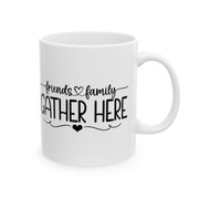 Friends and Family Ceramic Mug - Heartwarming Gift for Loved Ones
