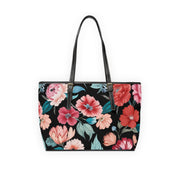 Floral PU Leather Shoulder Bag - Stylish and Functional Tote for Everyday Use