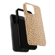 Giraffe Print Tough Phone Case for Animal Lovers