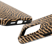 Wild Tiger Print Tough Phone Case – Durable Protection for Adventurers