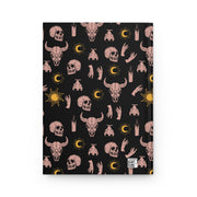 Mystical Skull & Sun Hardcover Journal - Dark Theme for Creatives