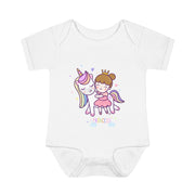 Adorable Princess Unicorn Baby Bodysuit - Cute Infant Outfit for Girls