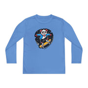 Youth Skateboarding Panda Long Sleeve Tee - Fun and Sporty Design for Active Kids