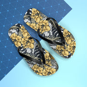 Tropical Floral Flip Flops | Summer Beach Sandals for Vacation