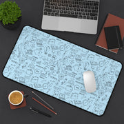 Inspirational Business Desk Mat - Idea, Profit & Growth Design