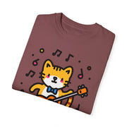Devotree Cat Musician Unisex T-Shirt - Fun & Playful Gift for Cat Lovers