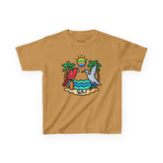 Tropical Birds Kids Tee - Fun Wildlife Design for Summer Adventures
