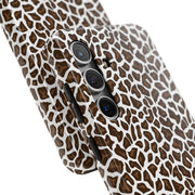 Stylish Leopard Print Tough Phone Case - Durable Protection for Your Device