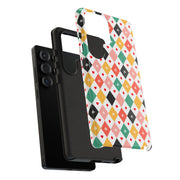 Colorful Hearts Samsung Galaxy Phone Case - Stylish Tough Cases for Everyday Protection