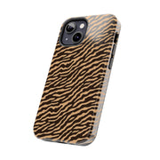Wild Tiger Print Tough Phone Case – Durable Protection for Adventurers