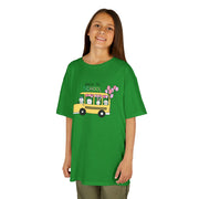 Back to School Kids Tee - Fun Green Cotton T-Shirt
