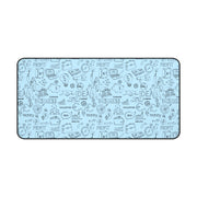 Inspirational Business Desk Mat - Idea, Profit & Growth Design