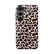 Giraffe Print Tough Phone Case - Stylish & Durable Protection for Animal Lovers