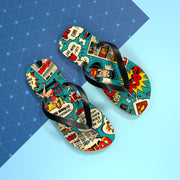 Superhero Comic Flip Flops - Fun Summer Sandals for Beach Lovers