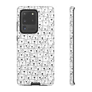 Cute Dog Pattern Samsung Galaxy Phone Case - Tough Cases for Pet Lovers