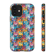 Playful Cat iPhone Case - Tough & Colorful Design