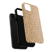 Giraffe Print Tough Phone Case for Animal Lovers