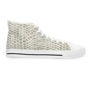 Women's High Top Sneakers - Stylish Animal Print for Everyday Wear