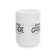 Friends and Family Ceramic Mug - Heartwarming Gift for Loved Ones