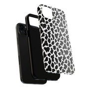 Stylish Cow Print Tough Phone Case - Durable Protection for Animal Lovers