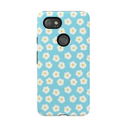Daisy Floral Tough Phone Case - Durable Protection for Your Device