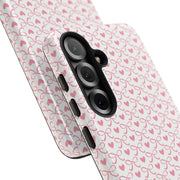 Stylish Samsung Galaxy Phone Case with Pink Ribbon Design