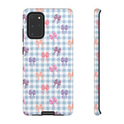Cute Bow Pattern Tough Samsung Galaxy Phone Case - Stylish Protective Cover for Everyday Use