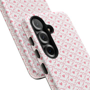 Stylish Samsung Galaxy Phone Case with Pink Ribbon Design