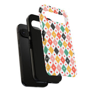 Colorful Diamond Pattern Google Pixel Phone Case - Tough Cases