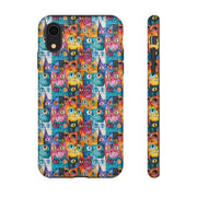 Playful Cat iPhone Case - Tough & Colorful Design
