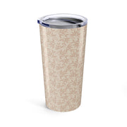 Elegant Floral 20oz Tumbler - Insulated Travel Mug for Coffee & Tea Lovers