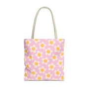 Cute Daisy Print Tote Bag for Spring Outings