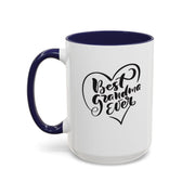 Best Grandma Ever Accent Coffee Mug - Perfect Gift for Mother's Day and Grandparent Celebrations