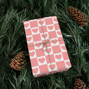 Charming Heart Pattern Gift Wrap Papers - Perfect for Valentine’s Day & Special Occasions