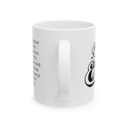 Inspirational Ceramic Mug - 'You Are Worthy' Coffee Cup