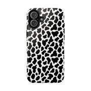 Stylish Cow Print Tough Phone Case - Durable Protection for Animal Lovers