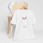 Cute Cat Devotion Unisex Short Sleeve Tee - Fun & Playful T-Shirt for Cat Lovers
