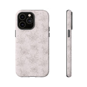 Floral Tough iPhone Case - Durable Protection with Elegant Design