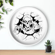 Skull Wall Clock
