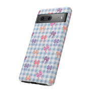Bow-Patterned Google Pixel Phone Case - Stylish Protection for Your Device