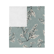 Cozy Floral Velveteen Microfiber Blanket - Perfect for Home Decor & Gifting