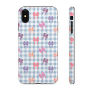 Cute Bow Pattern iPhone Case - Tough Cases for Girls & Women