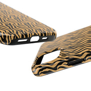 Wild Tiger Print Tough Phone Case - Stylish and Durable